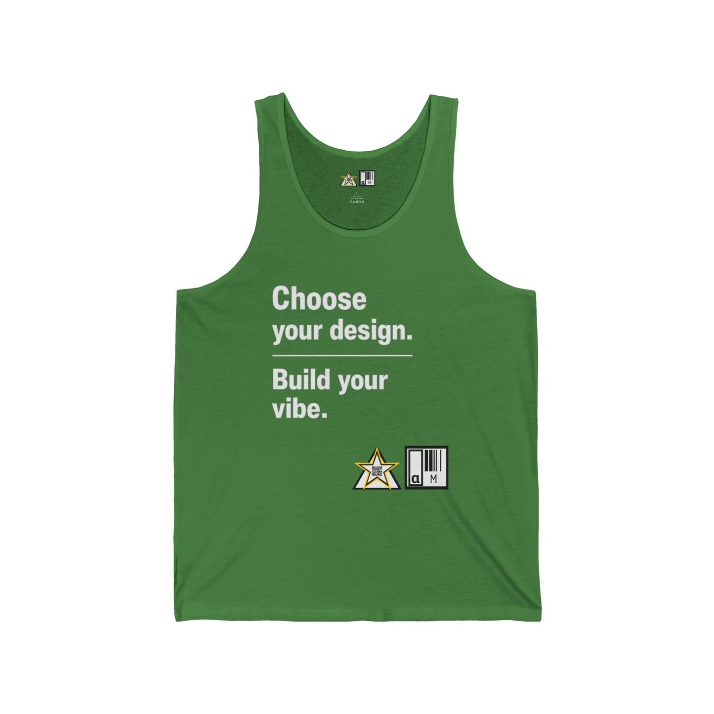 Custom Clean Light Tank Choose Your Design.       Build Your Vibe.