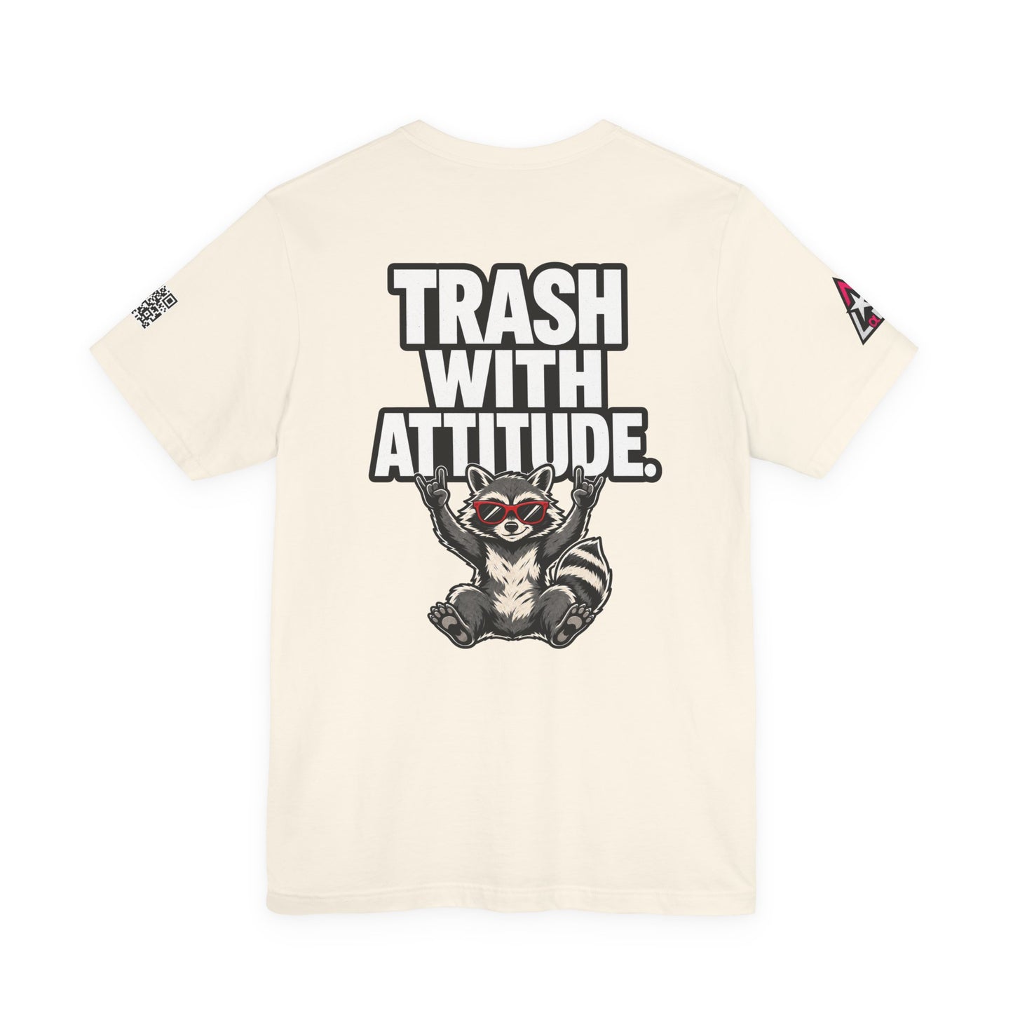 Trash With Attitude – Funny Raccoon Graphic Tee