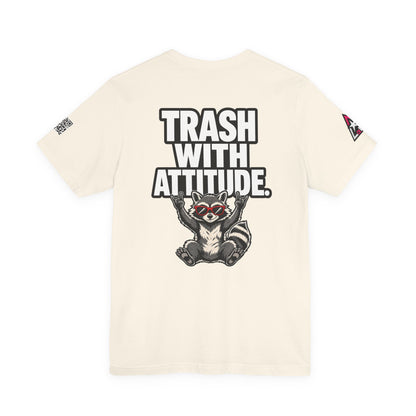Trash With Attitude – Funny Raccoon Graphic Tee