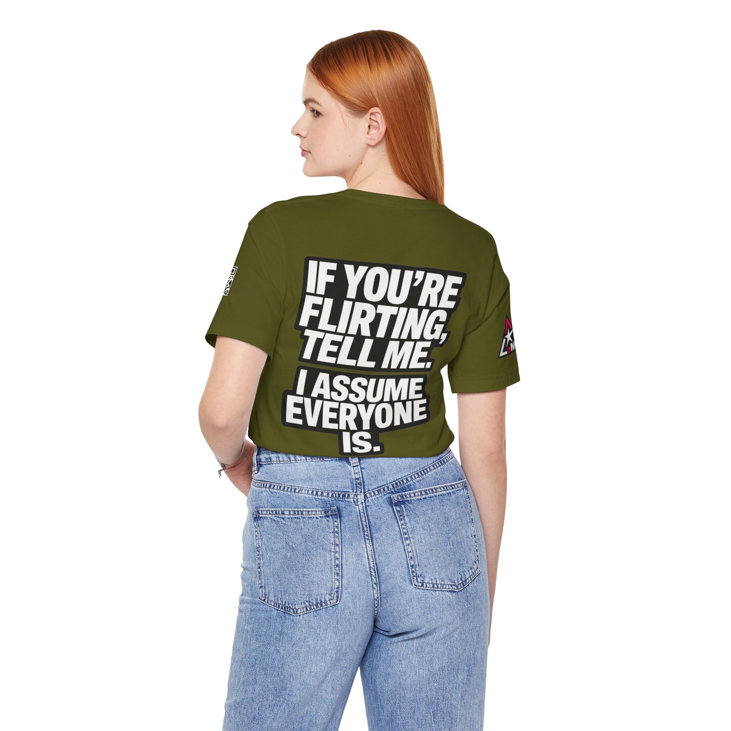 If You’re Flirting Tell Me – Cocky Funny Graphic Tee