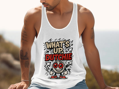 What's Up Dutchie Cartoon Character Design Tank Top product type