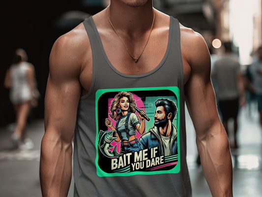 Bait Me If You Dare Design Graphic Tank Top product type