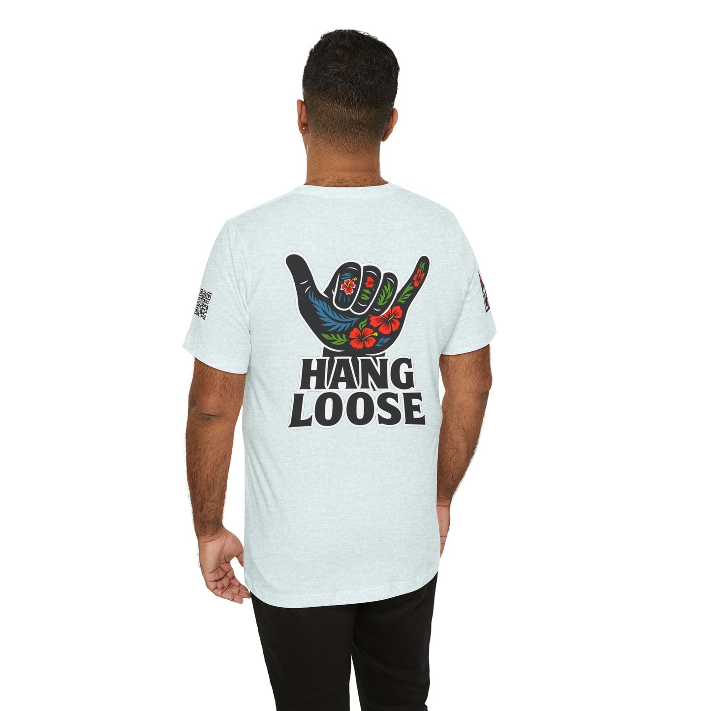 Hang Loose Graphic T-Shirt | Shaka Hand Tee | Tropical Surf Streetwear