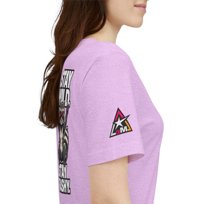 Stay Wild, Stay Trashy – Funny Raccoon Graphic Tee