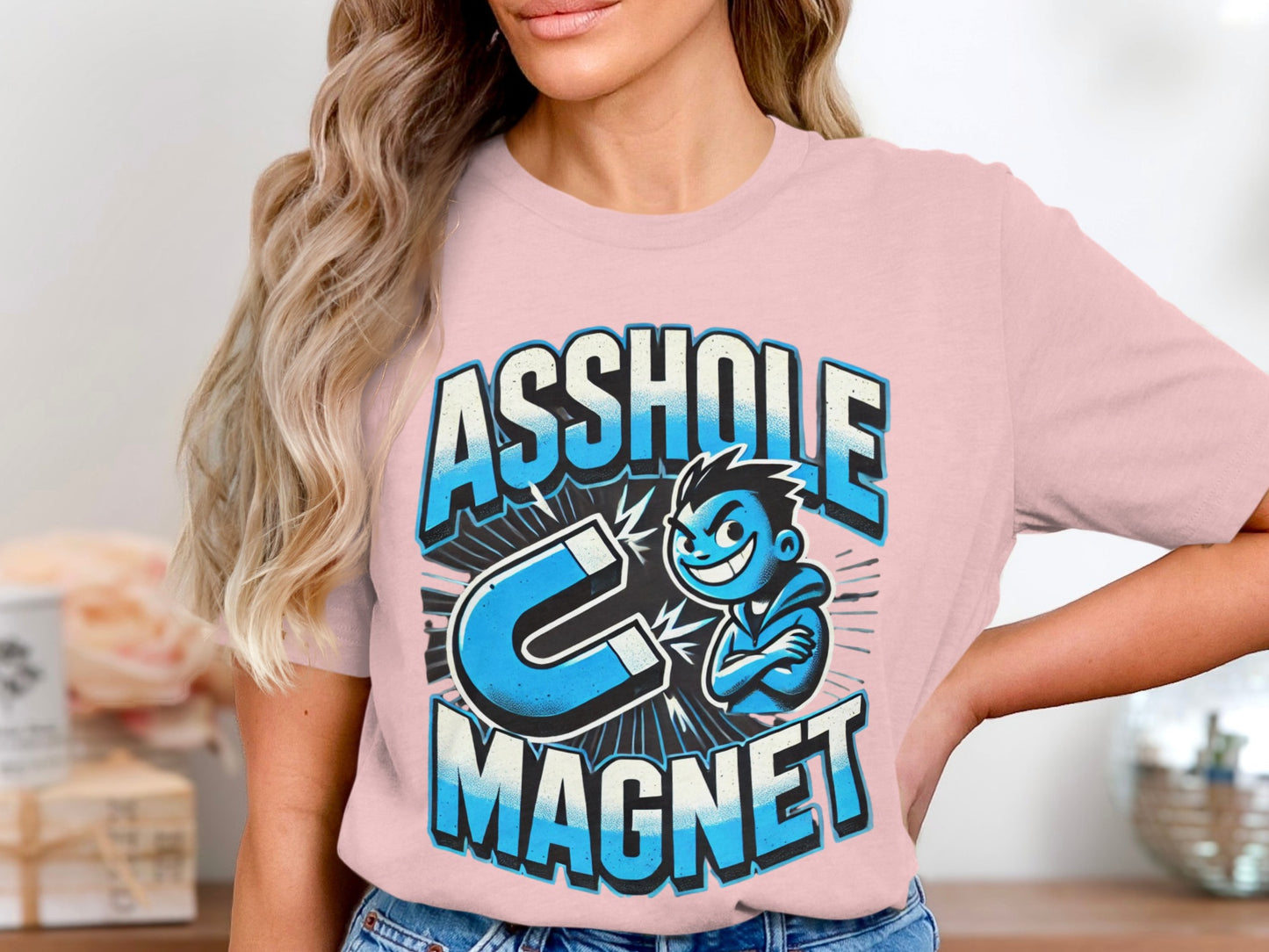 Asshole Magnet Graphic Short Sleeve Tee product
