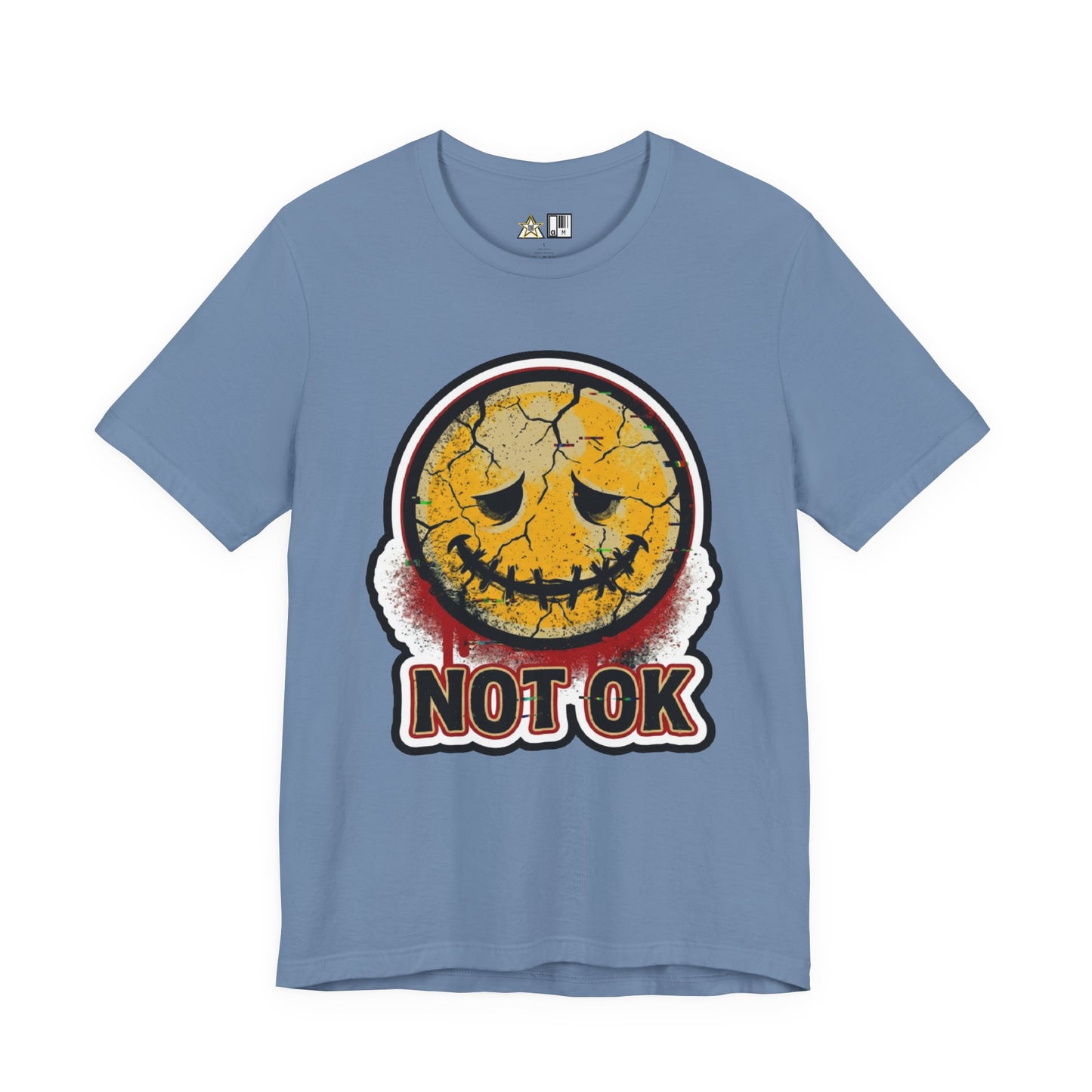 Not Ok unisex streetwear graphic tee