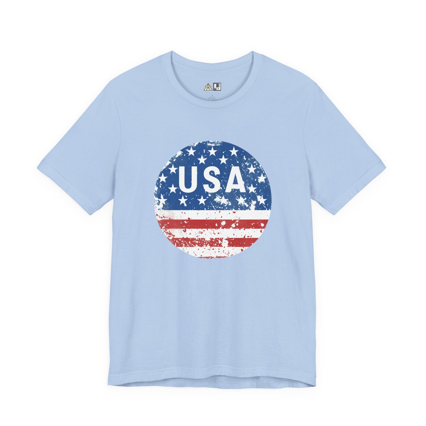 USA Legacy Badge – Unisex Streetwear Graphic Tee
