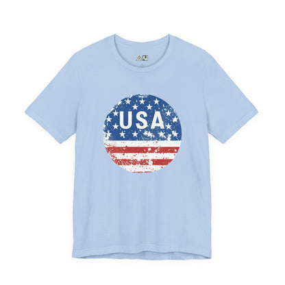 USA Legacy Badge – Unisex Streetwear Graphic Tee