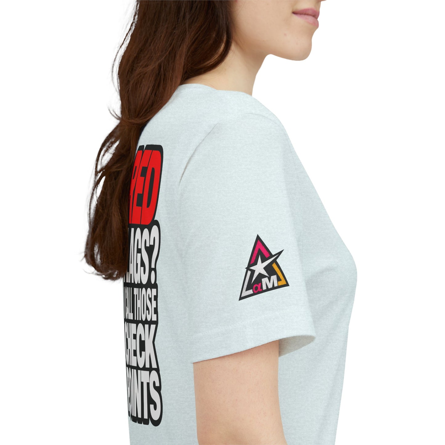 Red Flags? I Call Those Checkpoints – Funny Dating Graphic Tee