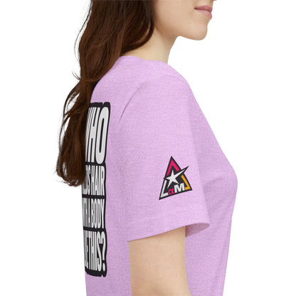 Who Needs Hair With a Body Like This? – Funny Gym Graphic Tee