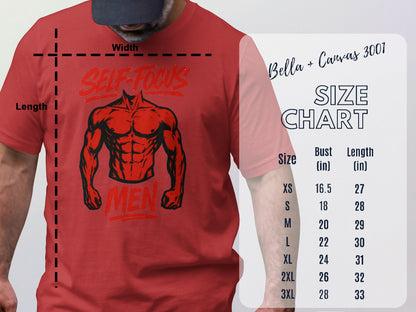 Self Focus Men T-shirt Graphic Tee Design for Men