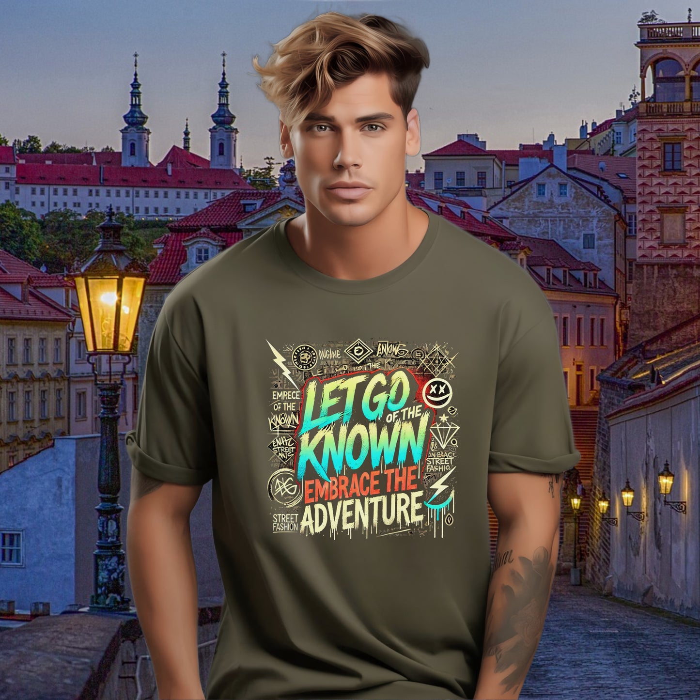 Let Go Of The Known Embrace The Adventure T-shirt product