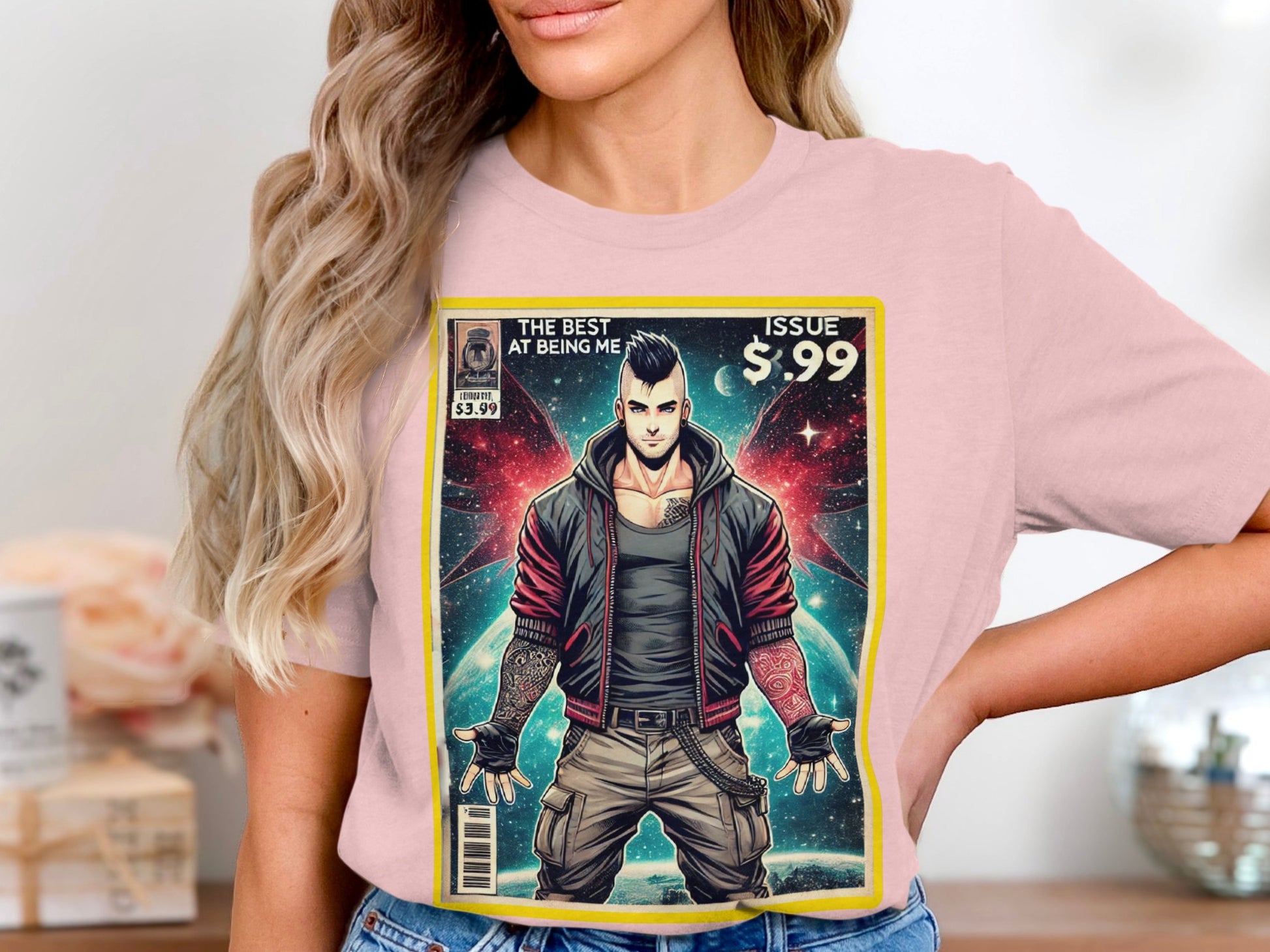 Retro Comic Style Graphic T-Shirt product