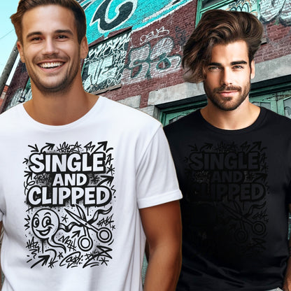 Single and Clipped Graphic T-Shirt product type