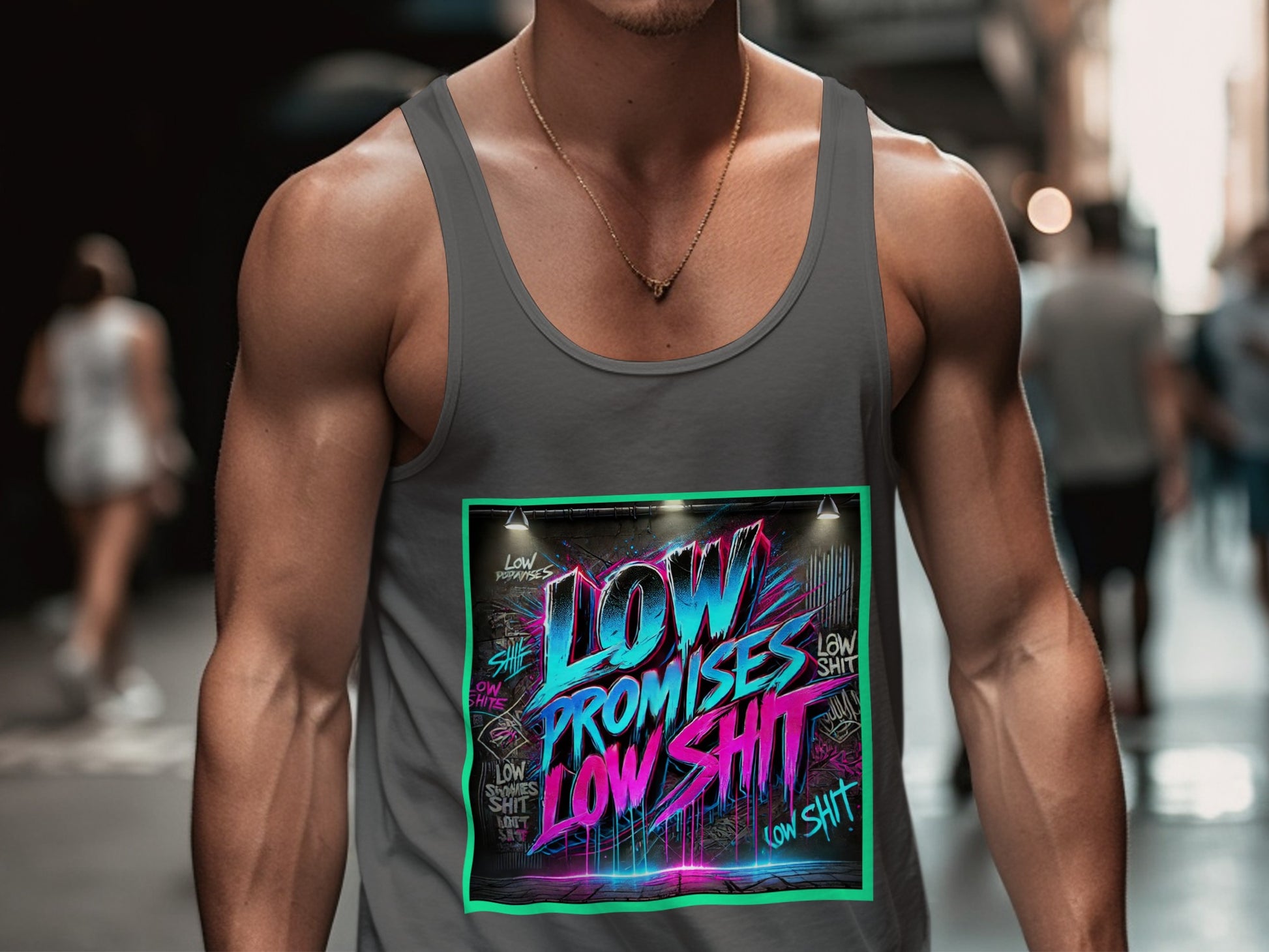 Low Promises Low Shit Graphic Tank Top product