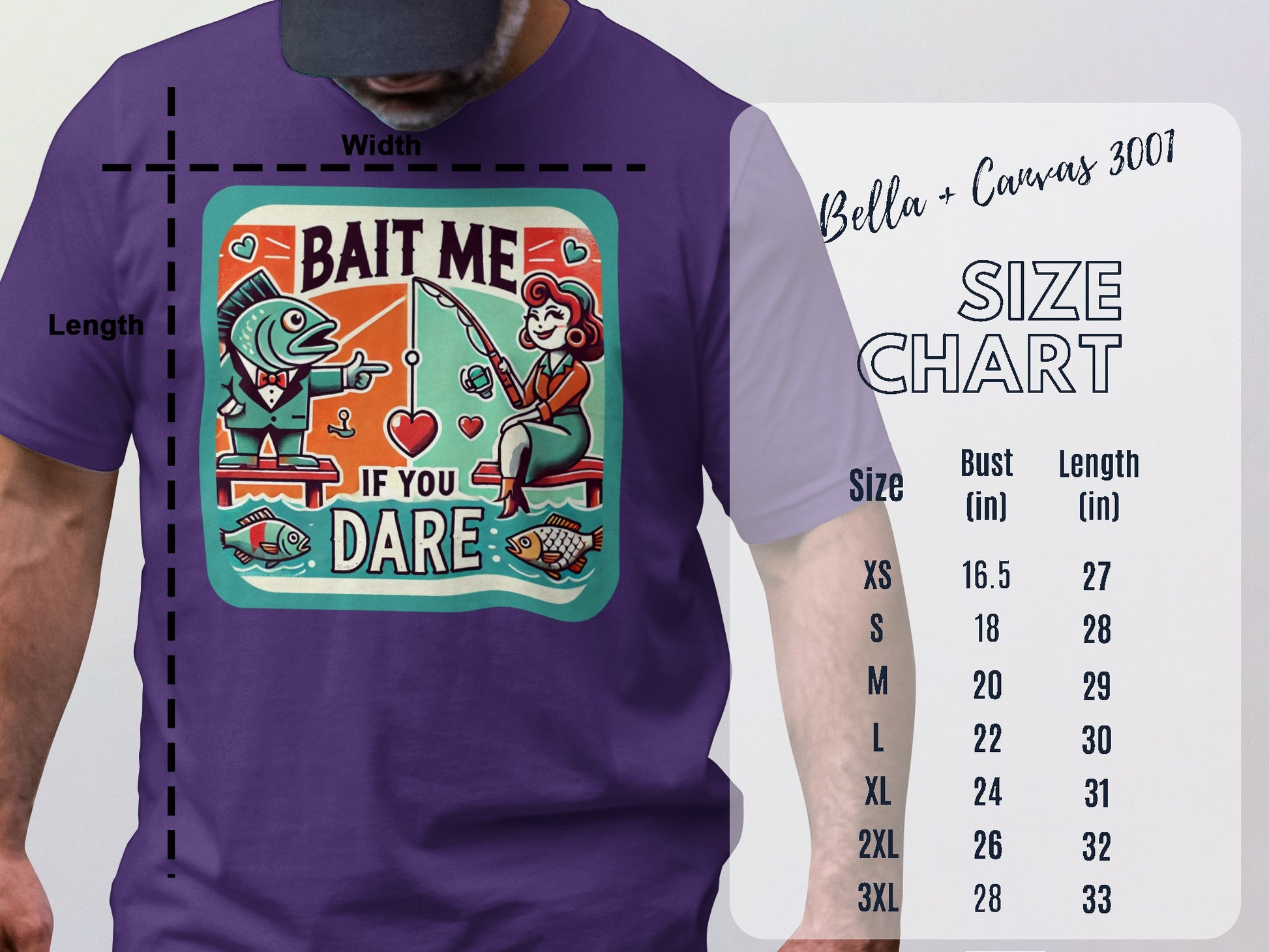 Bait Me If You Dare Fishing Graphic Tee product