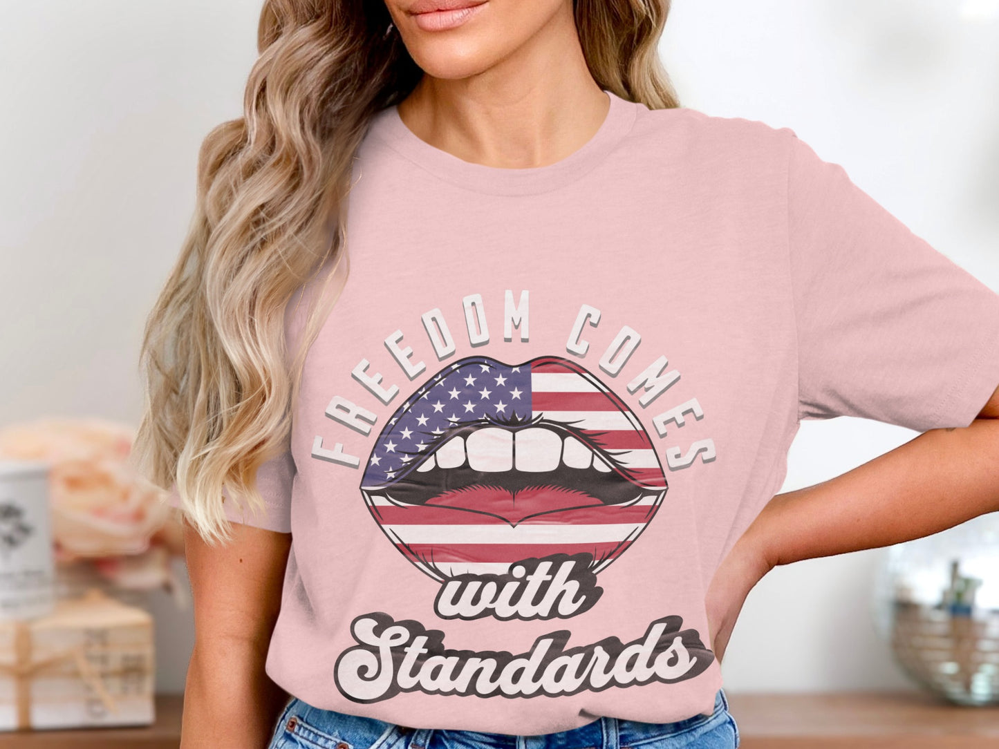 Freedom Comes With Standards T-shirt product