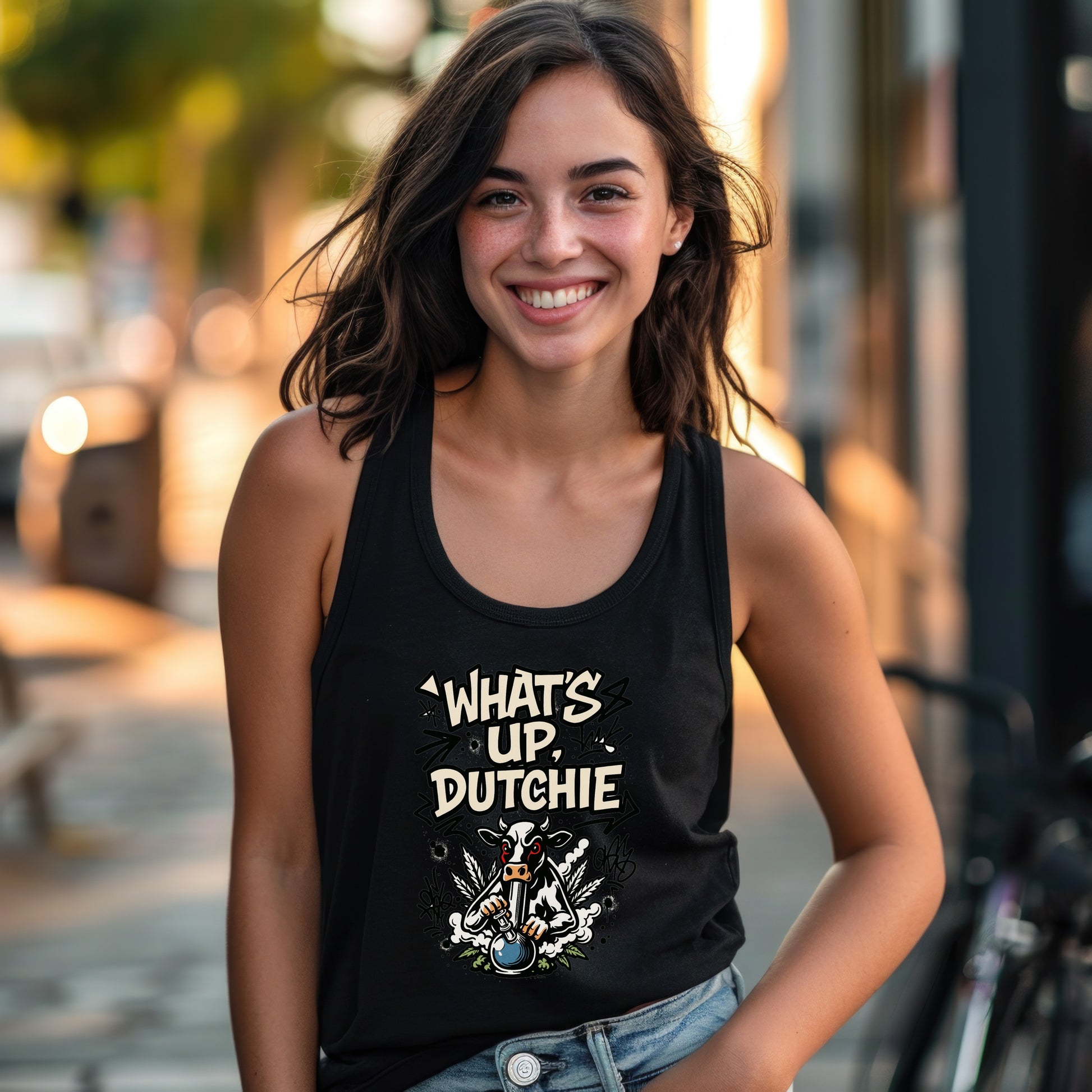 What's Up Dutchie Graphic Tank Top product type