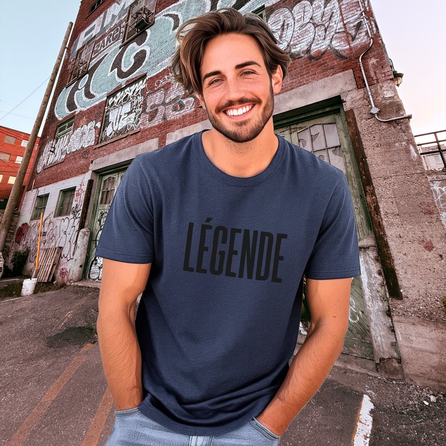 Légende Graphic Urban Style Casual Outfit