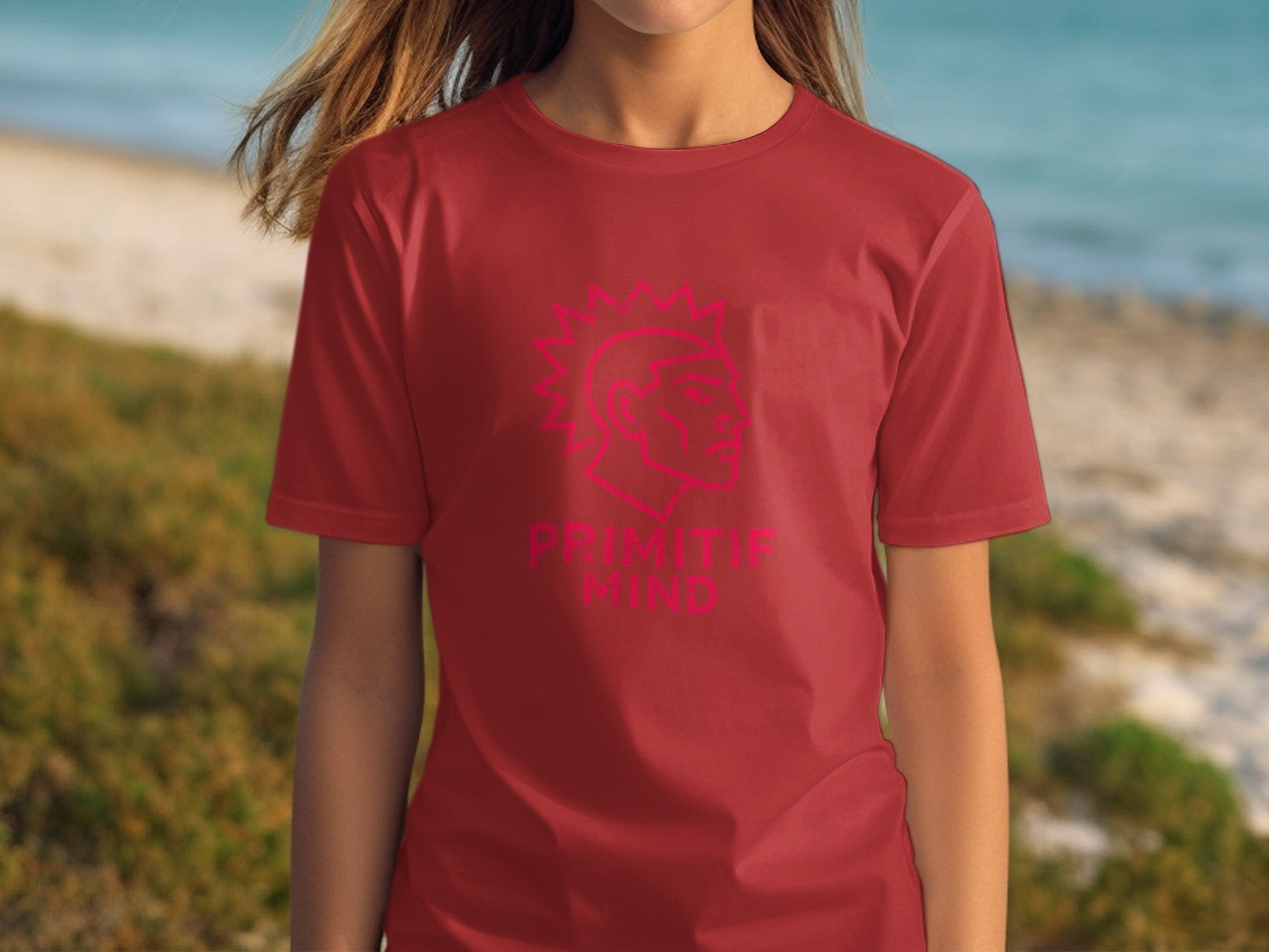 Primitif Mind Graphic Tee Red Short Sleeve T-shirt product type