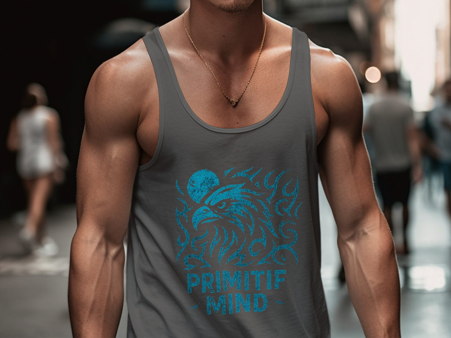 Primitif Mind Graphic Men's Sleeveless Top product type