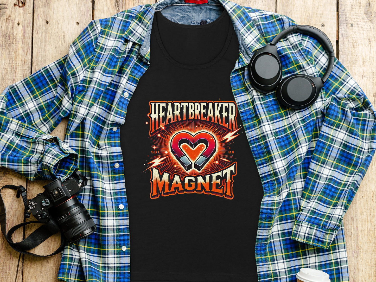 Heartbreaker Magnet Graphic Printed T-Shirt product