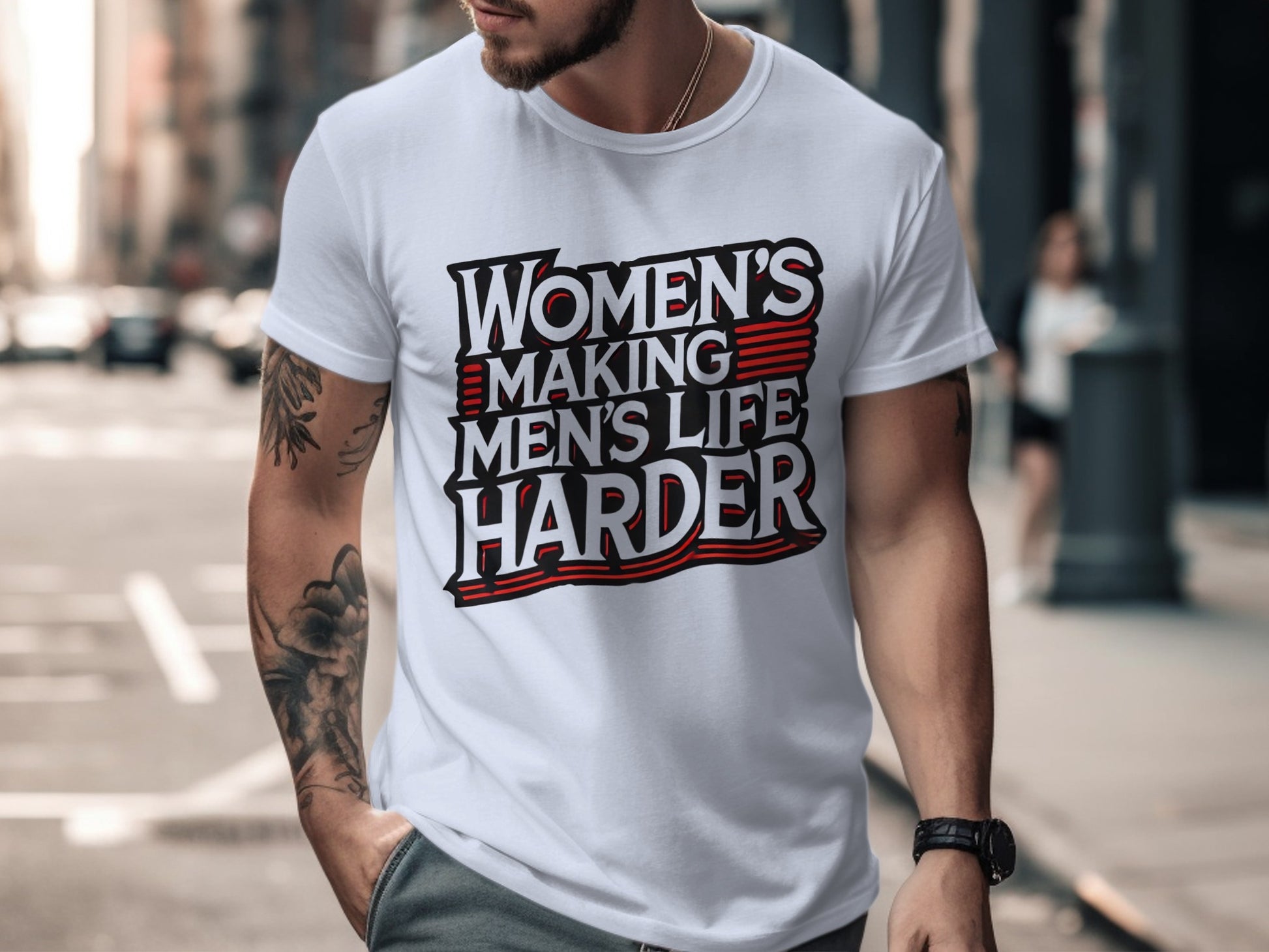 Women's Making Men's Life Harder T-shirt product