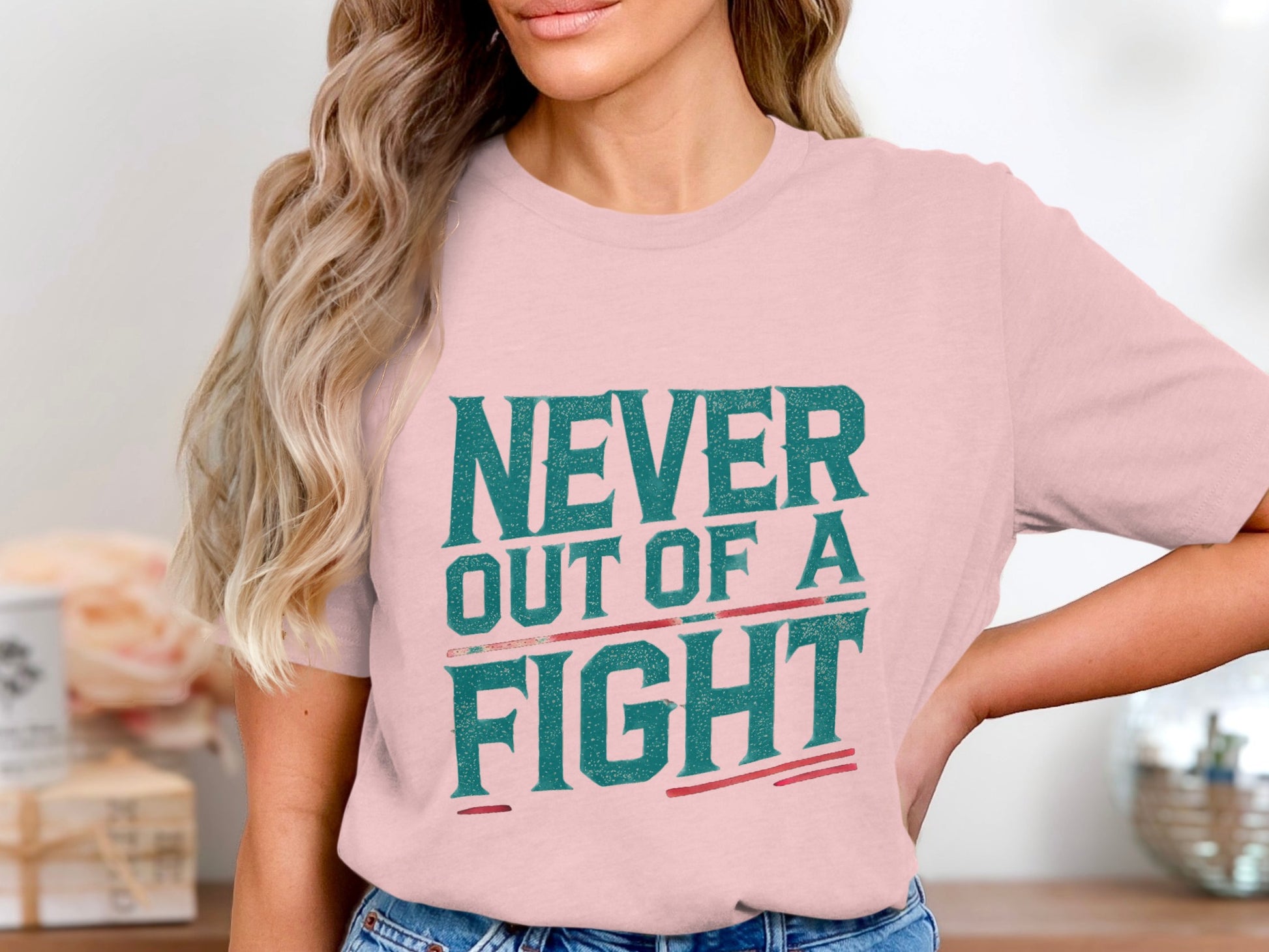 Never Out Of A Fight Graphic Tee product