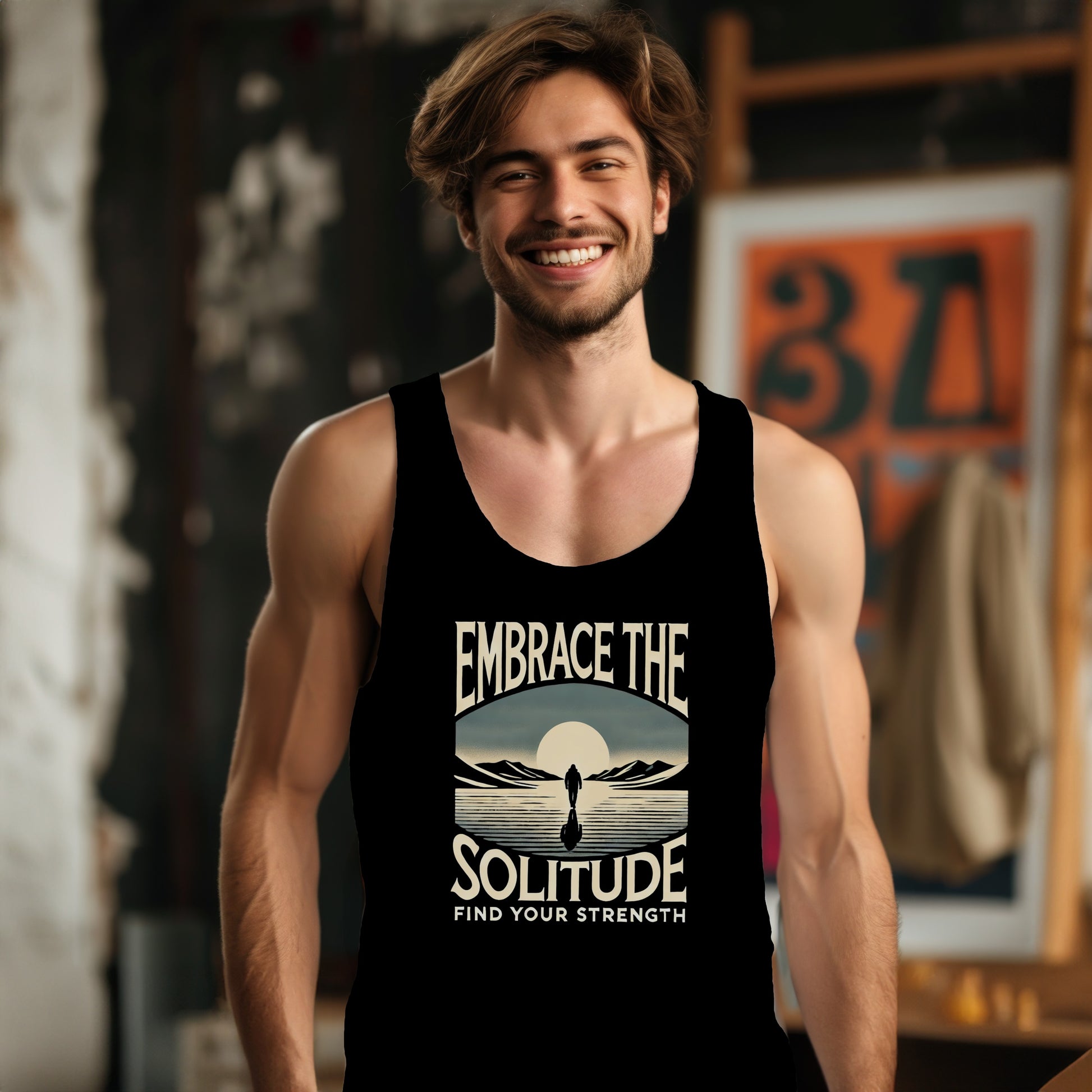 Embrace the Solitude Find Your Strength tank top product