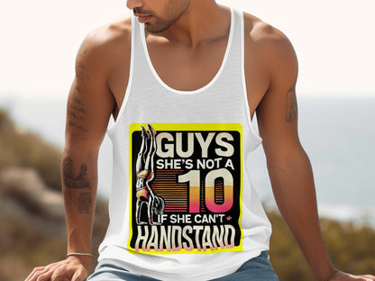 Guys She's Not A 10 If She Can't Handstand Shirt product type