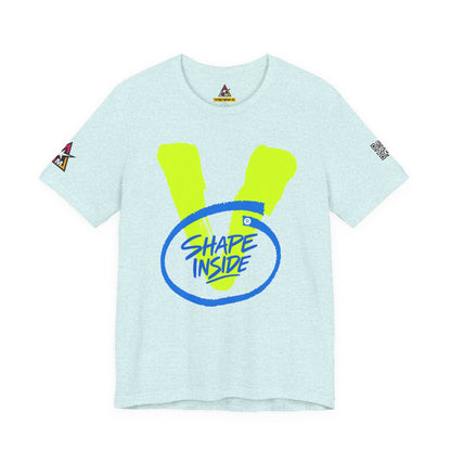 V SHAPE INSIDE | Gym Motivation Graphic Tee | Fitness Lifestyle Streetwear