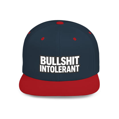 Bullshit Intolerant – Funny Sarcastic Streetwear Snapback