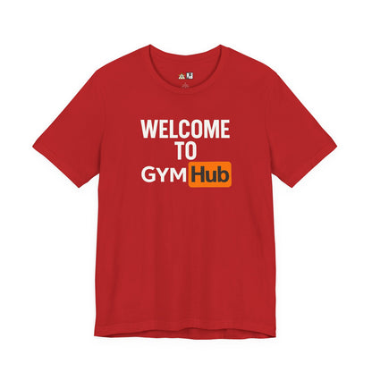Welcome Gym Hub Obsession Tee – Unisex Streetwear Graphic Tee