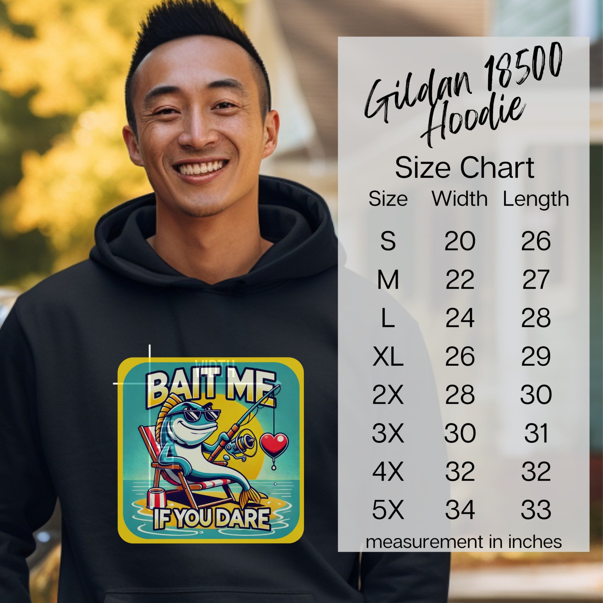 Funny Fishing Design Gildan 18500 Hoodie product type