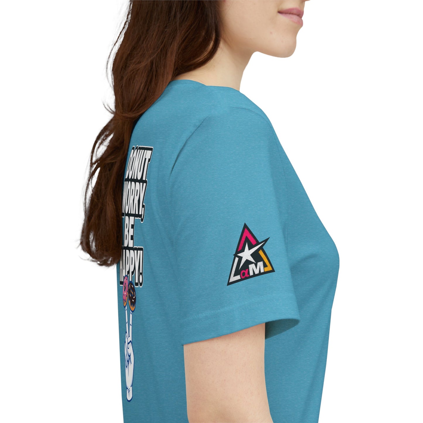 Donut Worry, Be Happy – Funny Donut Graphic Tee