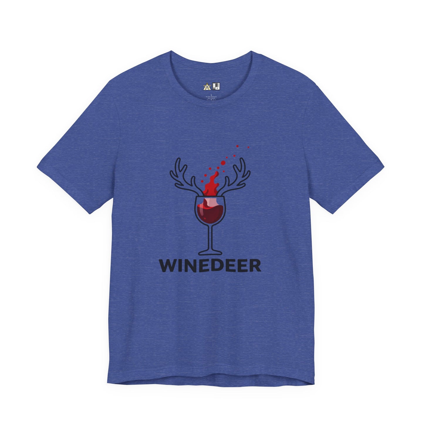 Wine Deer Authority – Unisex Bold Graphic Streetwear Tee