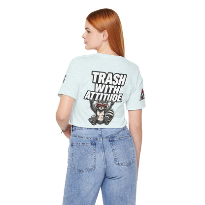 Trash With Attitude – Funny Raccoon Graphic Tee