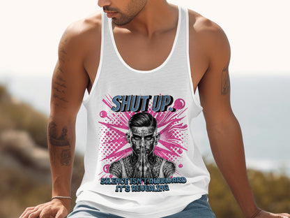 Silence Isn't Awkward It's Revealing Graphic Tank product