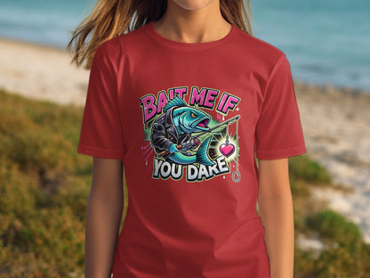 Bait Me If You Dare Graphic Fishing Shirt product