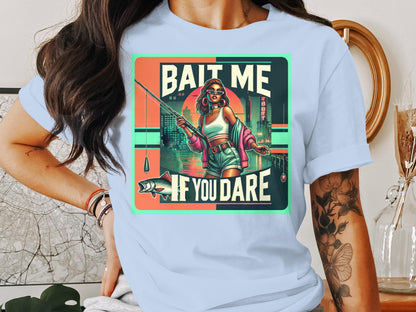 Bait Me If You Dare Artistic Fishing T-shirt product