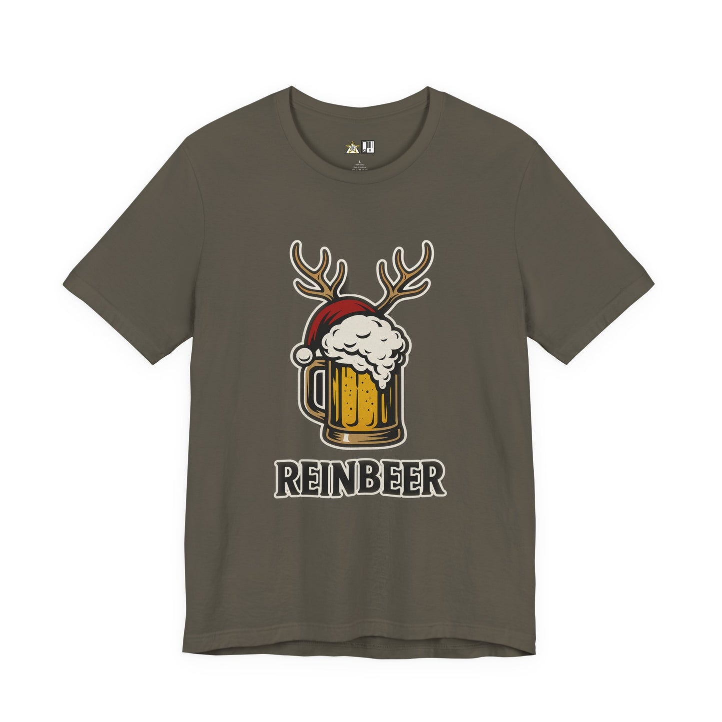 Reinbeer Holiday Authority – Unisex Bold Graphic Streetwear Tee
