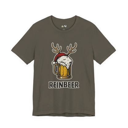 Reinbeer Holiday Authority – Unisex Bold Graphic Streetwear Tee