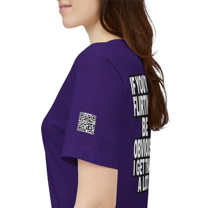 If You’re Flirting, Be Obvious – Funny Flirty Graphic Tee