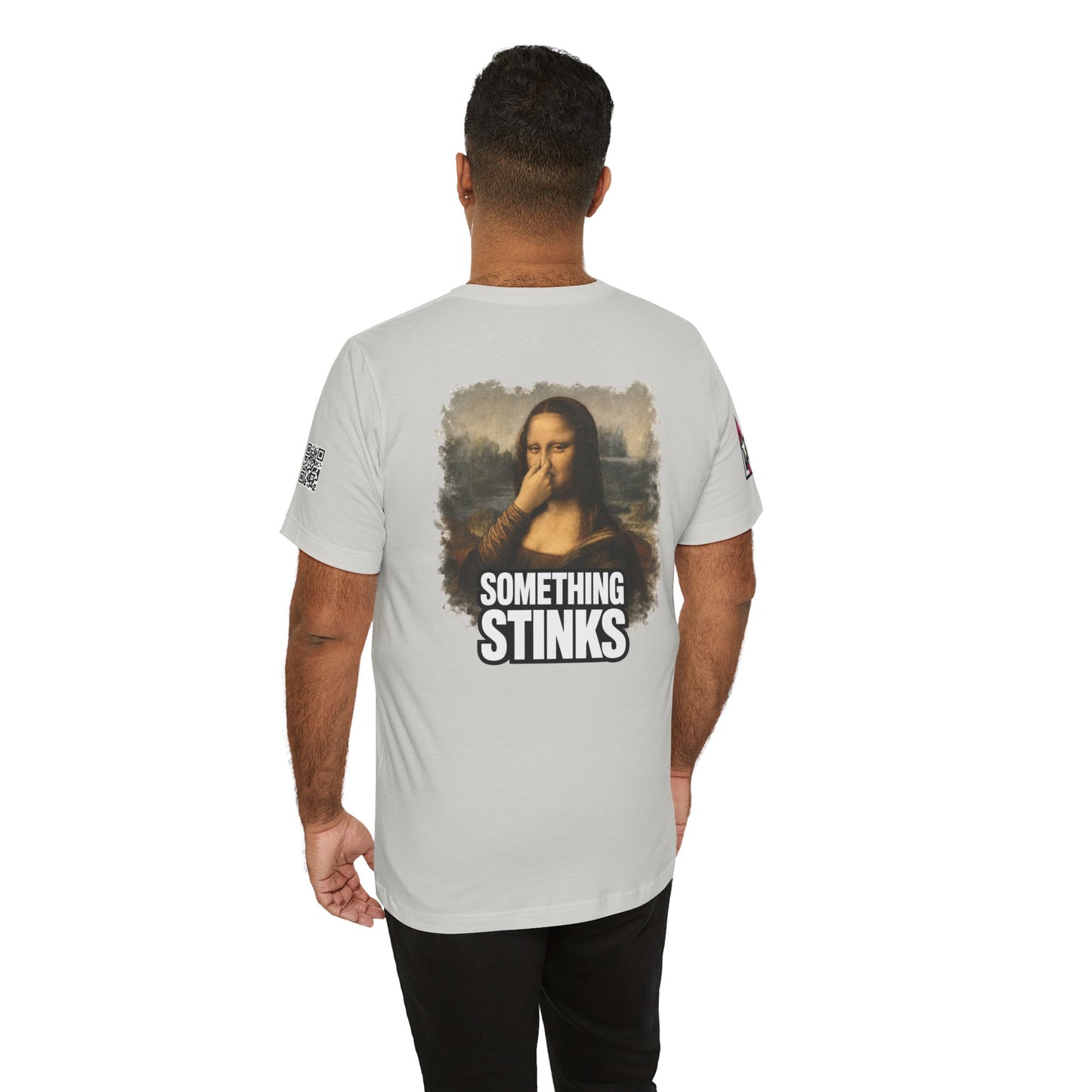 Something Stinks – Funny Mona Lisa Parody Graphic Tee