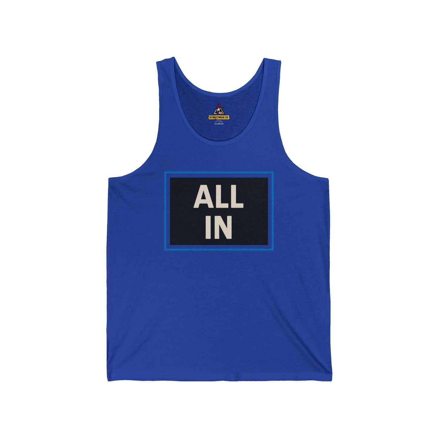 ALL IN | Funny Casino Tank Top | Las Vegas Poker Gym Tank