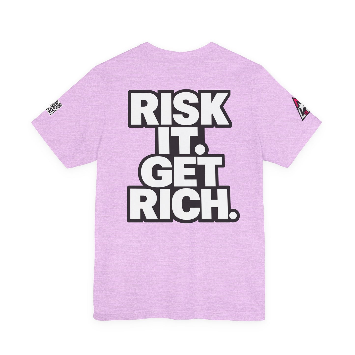 Risk It. Get Rich. – Bold Motivational Graphic Tee