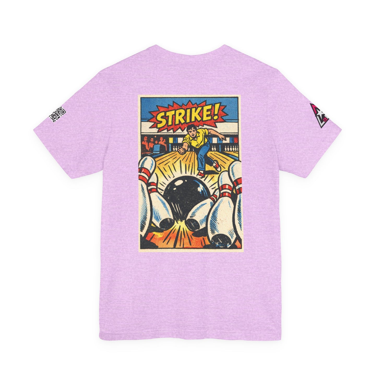 Strike Graphic T-Shirt | Bowling Streetwear Tee | Retro Bowling Shirt  STRIKE.