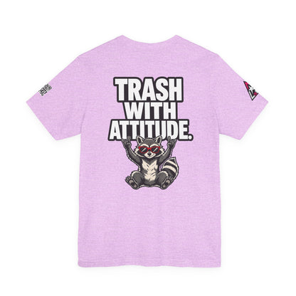 Trash With Attitude – Funny Raccoon Graphic Tee