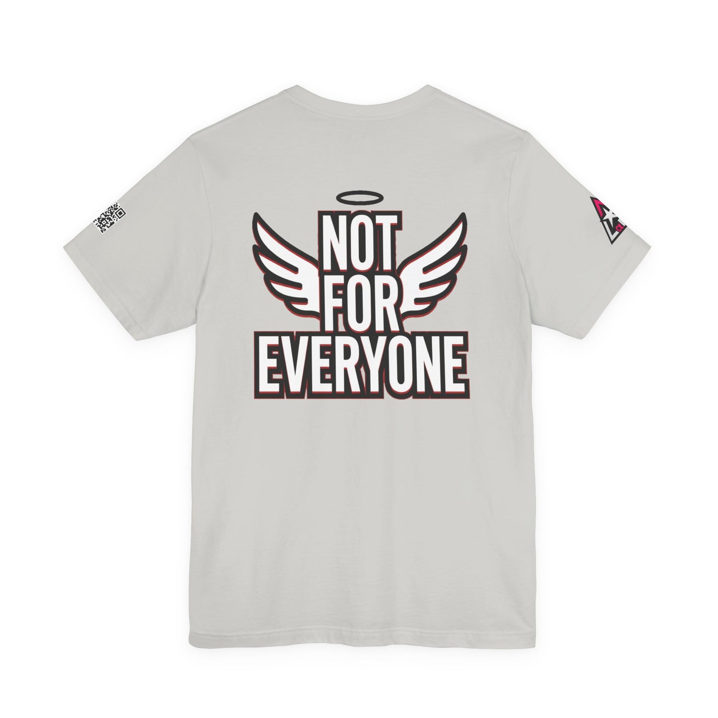 NOT FOR EVERYONE Graphic T-Shirt | Angel Wings Statement Tee | Bold Streetwear Shirt | Unisex Graphic Tee