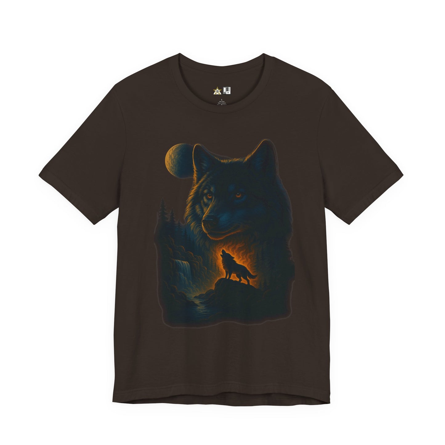 Midnight Wolf Instinct Tee – Unisex Streetwear Graphic Tee